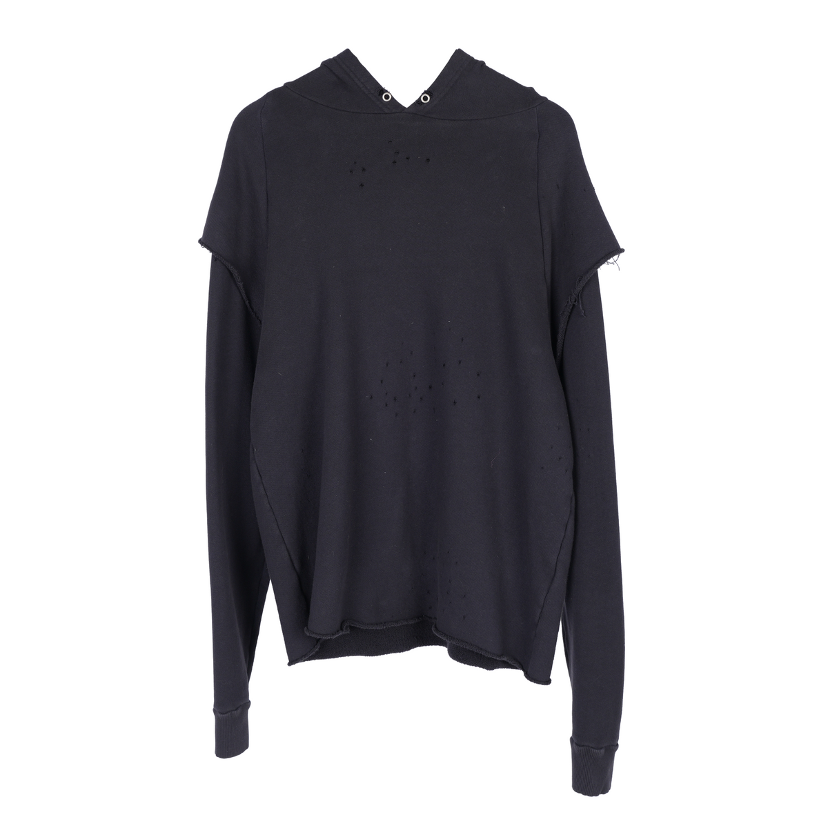 ENFANTS RICHES DÉPRIMÉS PATCH LOGO DOUBLE LAYERED HOODIE