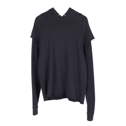 ENFANTS RICHES DÉPRIMÉS PATCH LOGO DOUBLE LAYERED HOODIE