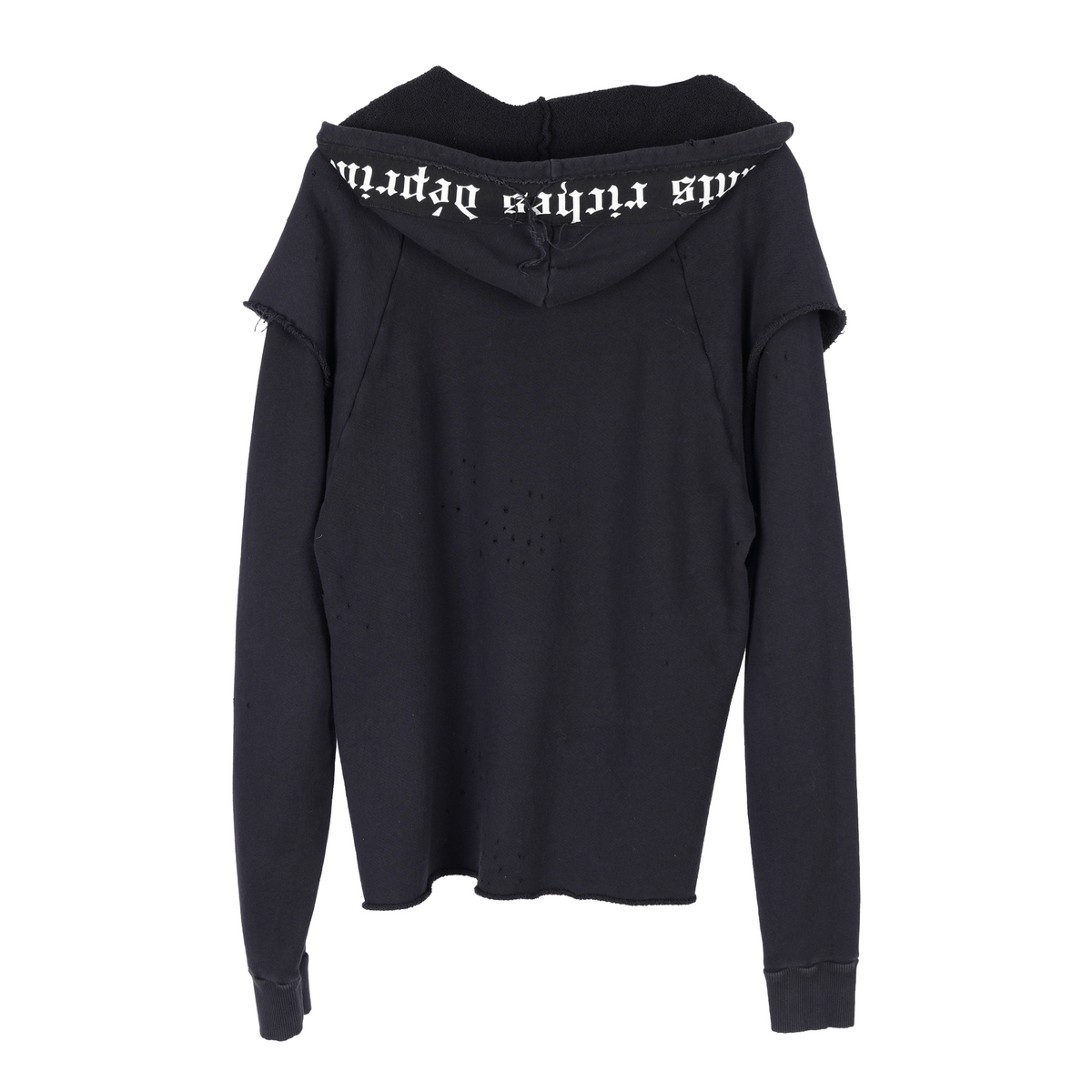 ENFANTS RICHES DÉPRIMÉS PATCH LOGO DOUBLE LAYERED HOODIE