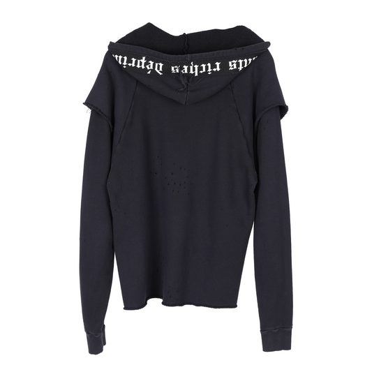 ENFANTS RICHES DÉPRIMÉS PATCH LOGO DOUBLE LAYERED HOODIE