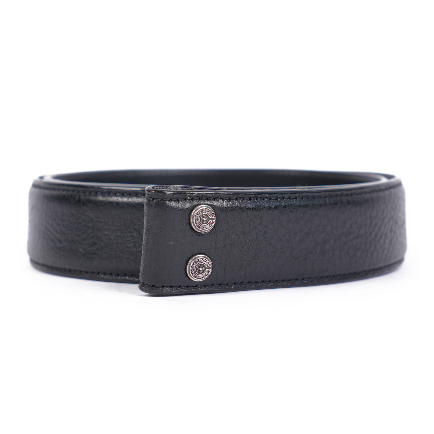 CHROME HEARTS BLACK LEATHER STRAP SIZE 32 GENTLY USED