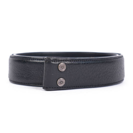 CHROME HEARTS BLACK LEATHER STRAP SIZE 32 GENTLY USED