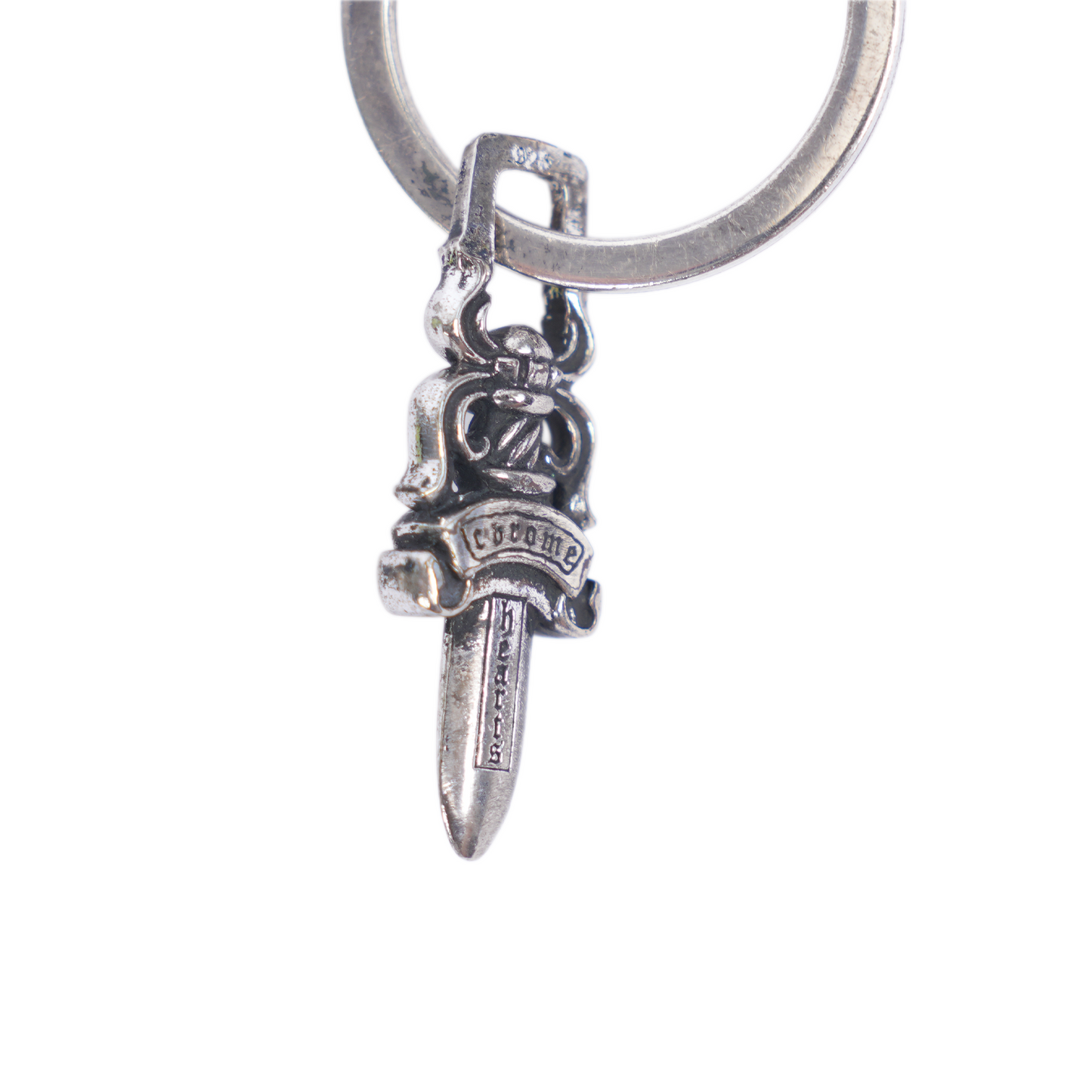 CHROME HEARTS SHORT FANCY LINK KEYCHAIN