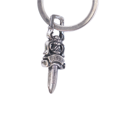 CHROME HEARTS SHORT FANCY LINK KEYCHAIN