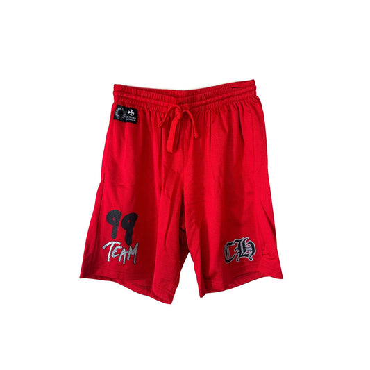 Chrome Hearts Matty Boy Red Form Stadium Basketball Shorts