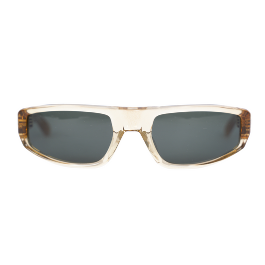 CHROME HEARTS CLEAR YELLOW T.HUTCH SUNGLASSES