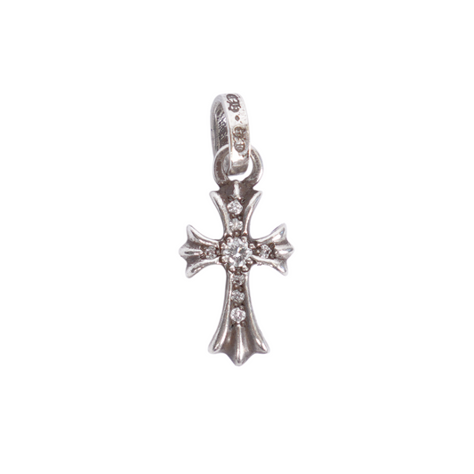 CHROME HEARTS DIAMOND BABY FAT PENDANT