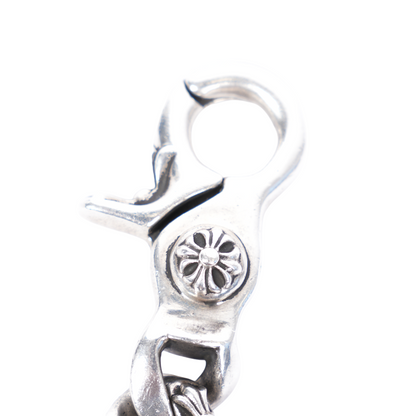 CHROME HEARTS SHORT FANCY LINK KEYCHAIN