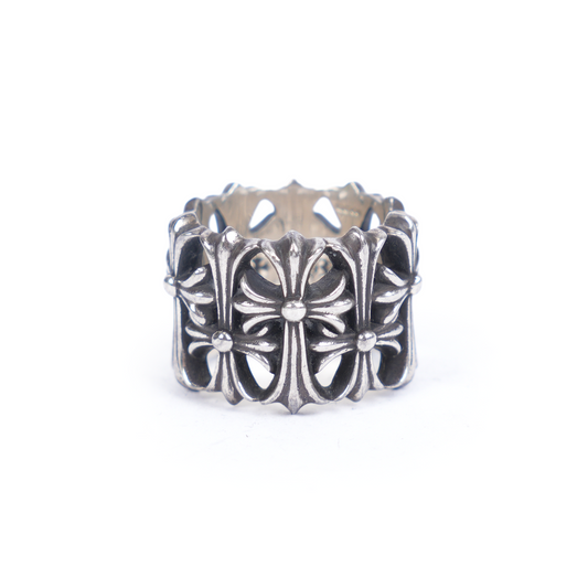 CHROME HEARTS TARNISHED CEMETERY RING