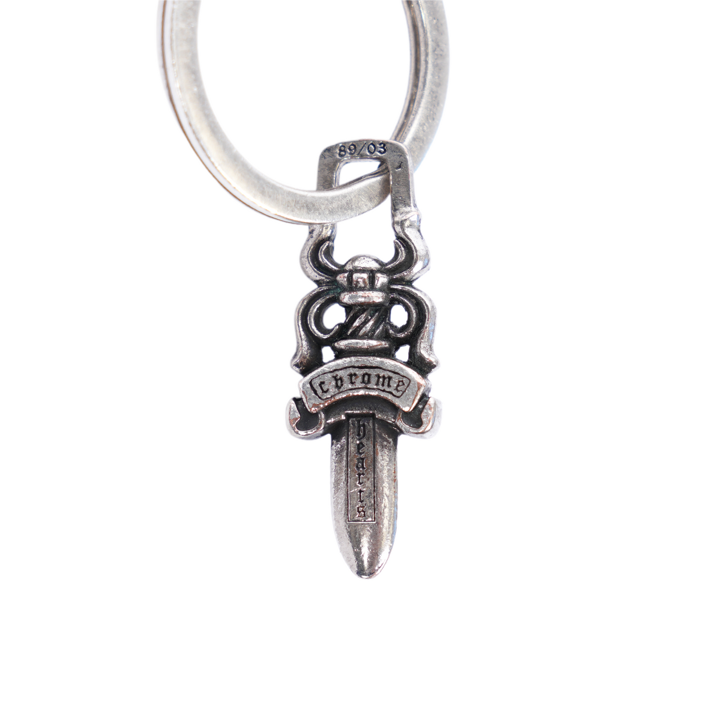 CHROME HEARTS SHORT FANCY LINK KEYCHAIN
