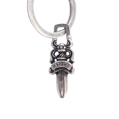 CHROME HEARTS SHORT FANCY LINK KEYCHAIN