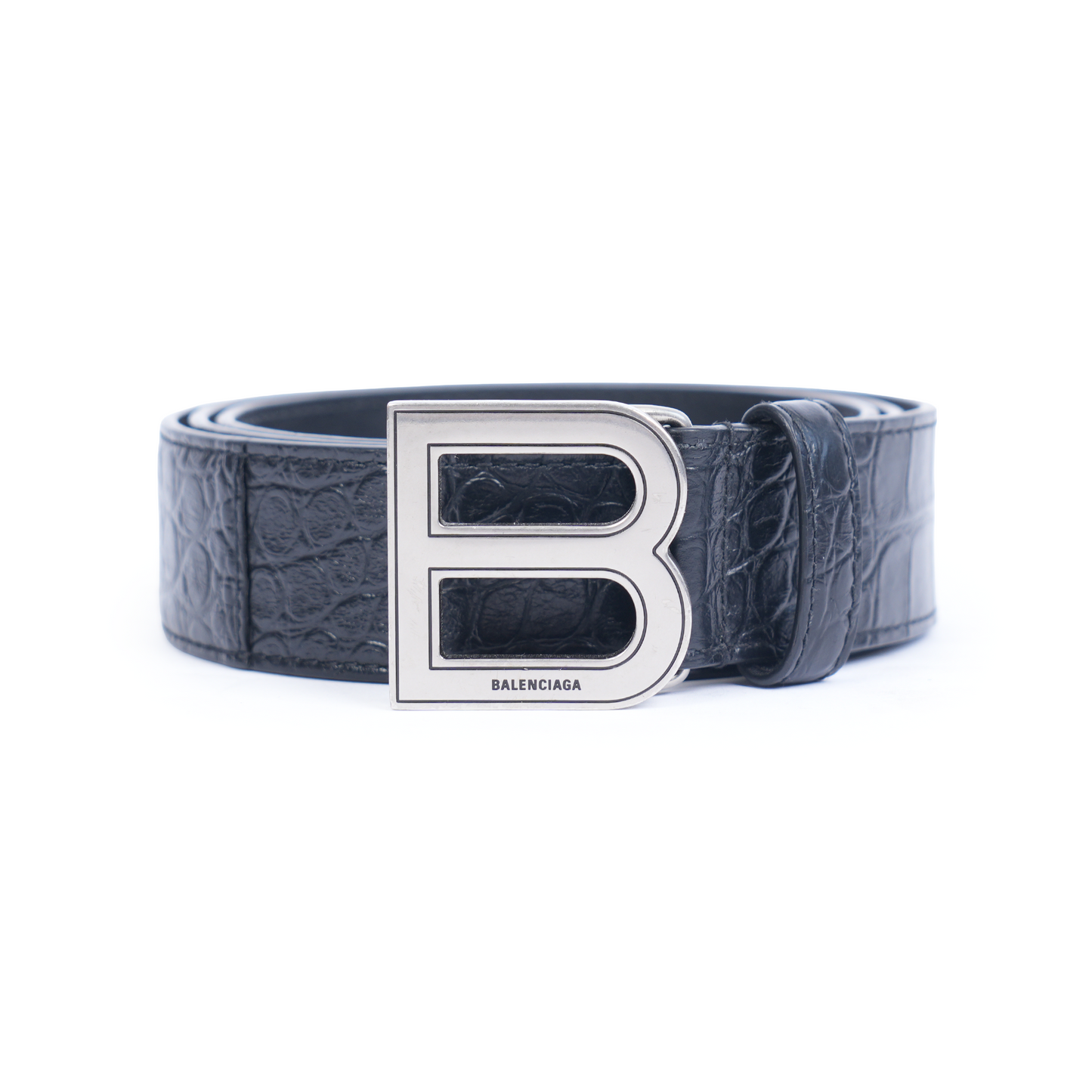 BALENCIAGA B LOGO BELT