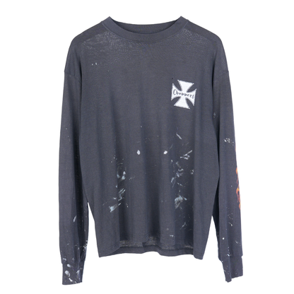 WCC FLAME LOGO LONG SLEEVE FADED SHIRT