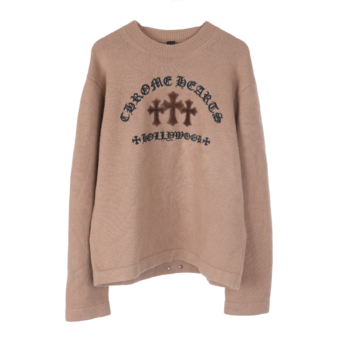 CHROME HEARTS TRIPLE CROSS CASHMERE SWEATER