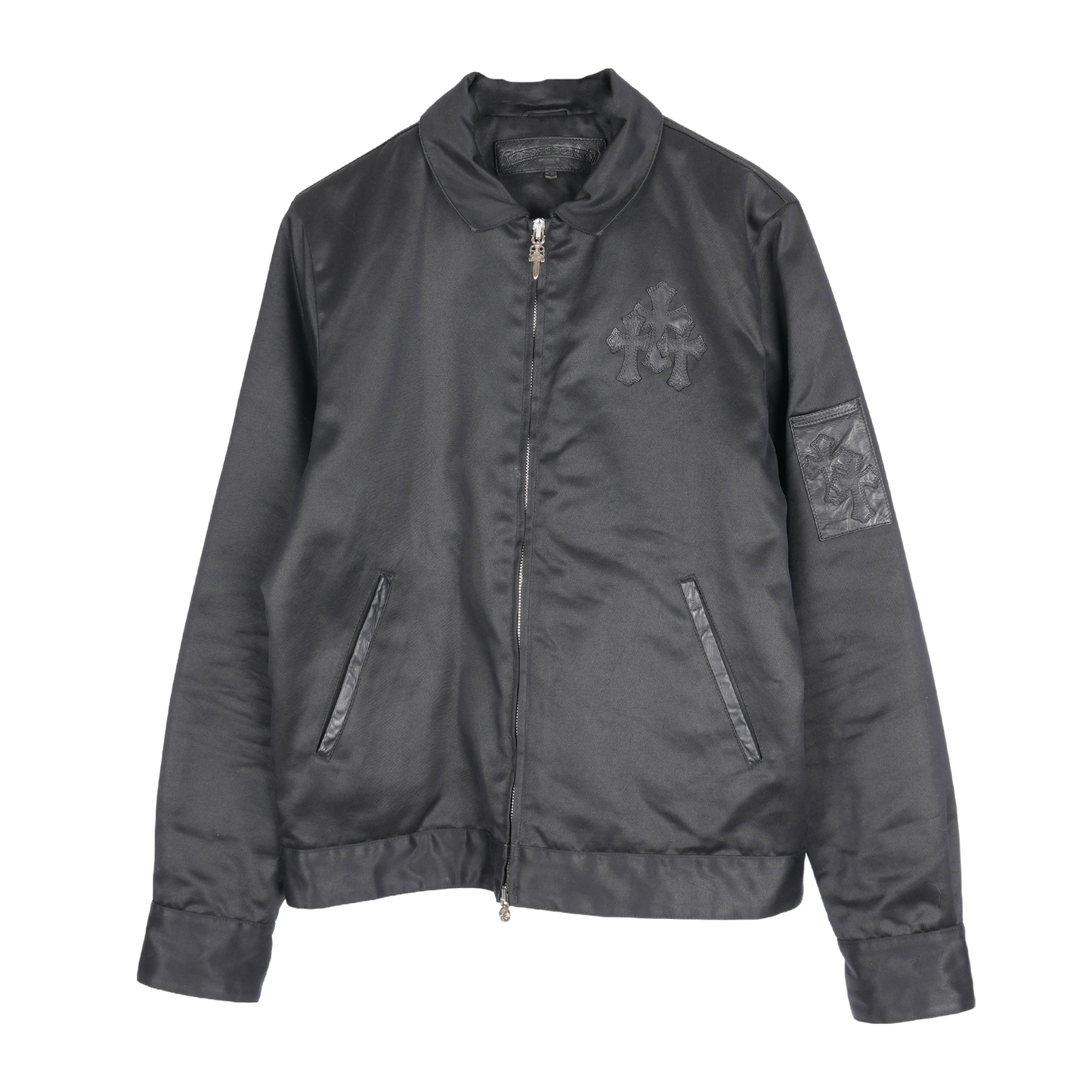 CHROME HEARTS TRIPLE CROSS PATCH WORK JACKET