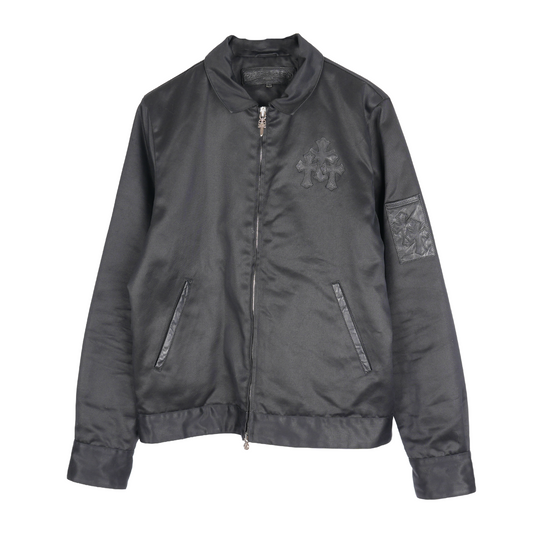 CHROME HEARTS TRIPLE CROSS PATCH WORK JACKET