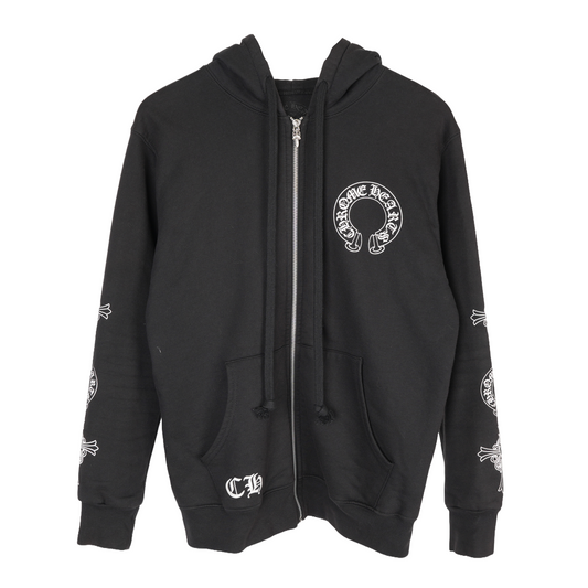 CHROME HEARTS OG SOAP N WATER T-BAR ZIP UP HOODIE