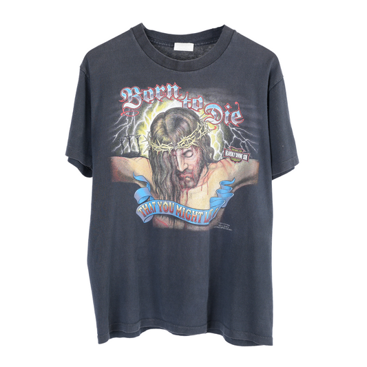 VINTAGE JESUS 'BORN TO DIE' LIVING EPISTLES 1991 TEE