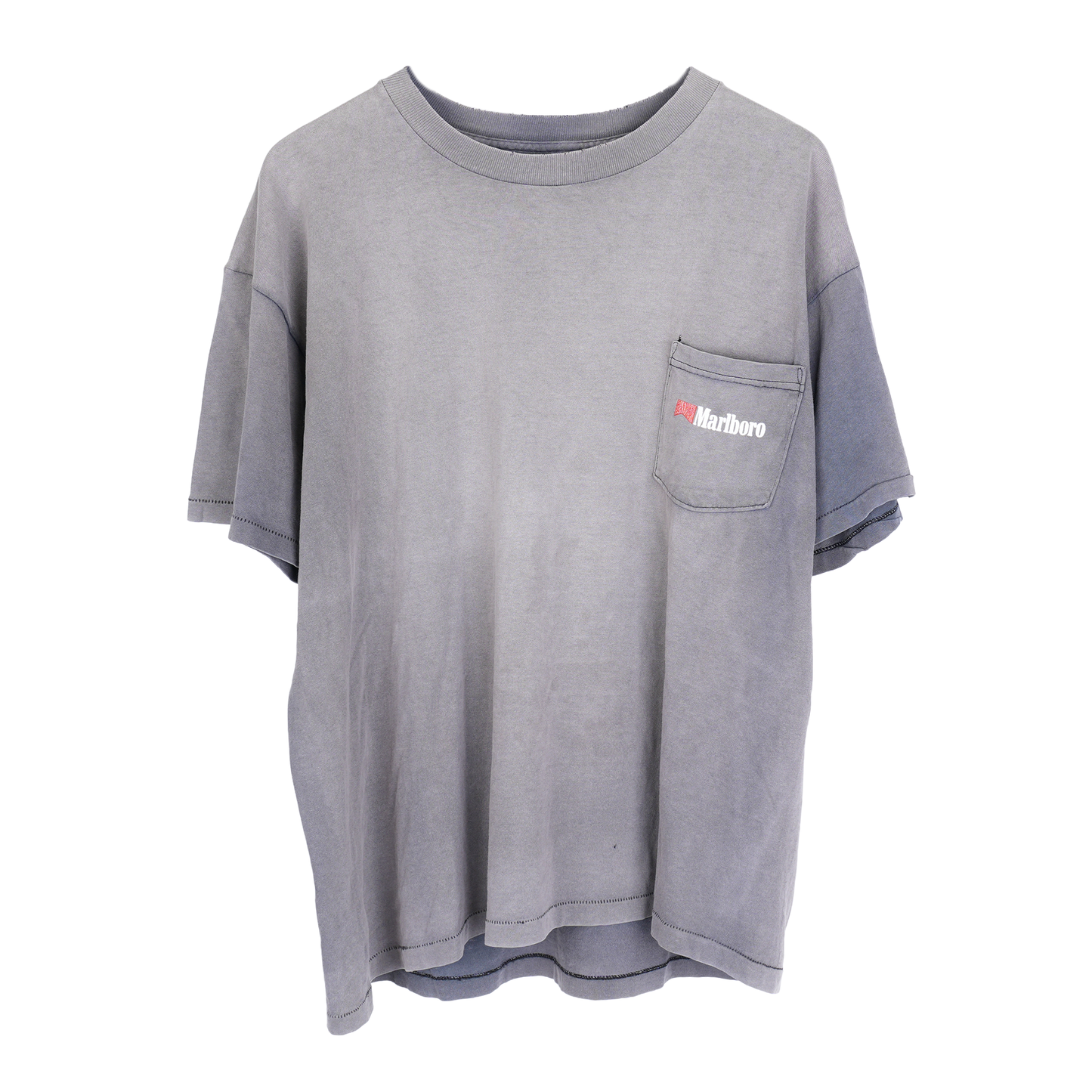 SMOKED MARLBORO COWBOY VINTAGE POCKET T-SHIRT