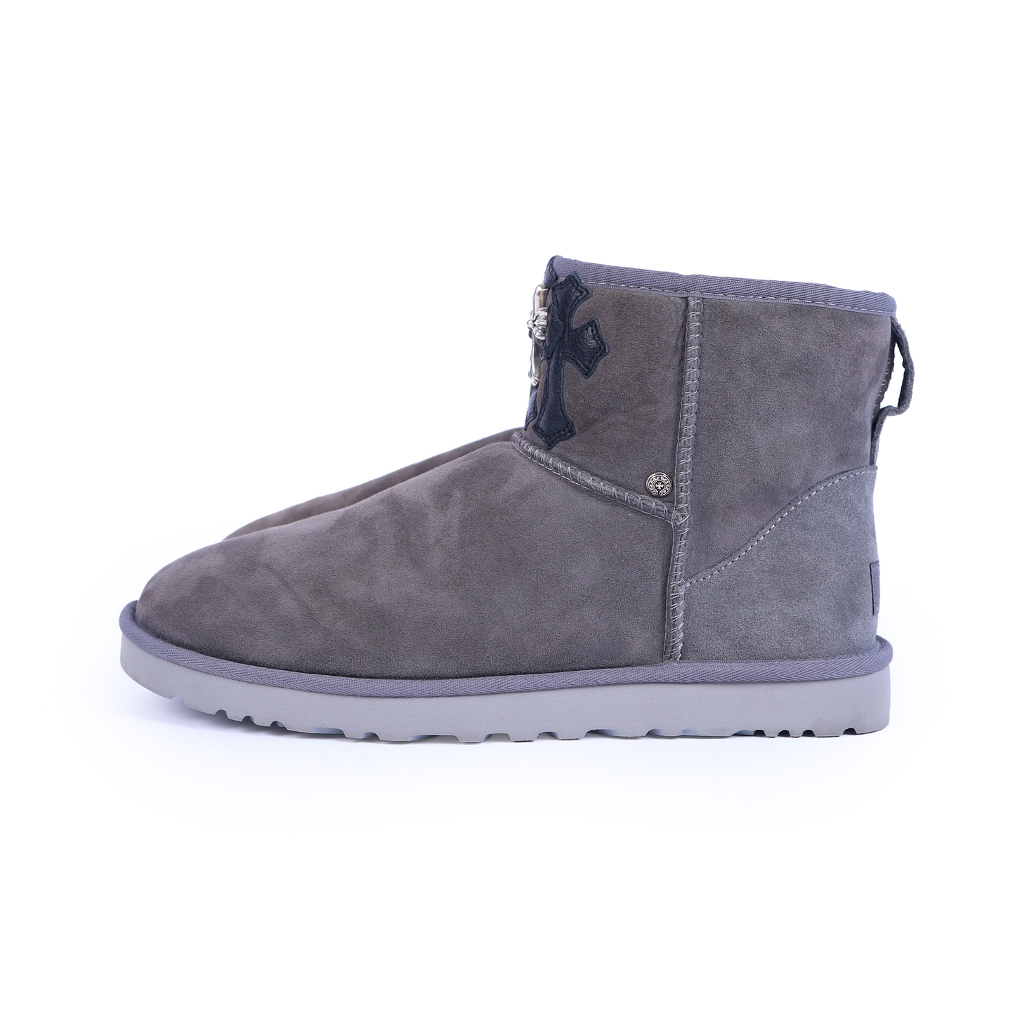 CHROME HEARTS GREY MID TRIPLE CROSS UGGS
