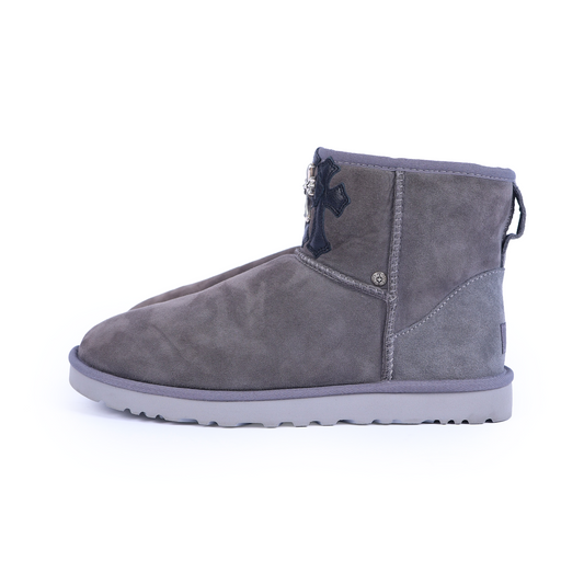 CHROME HEARTS GREY MID TRIPLE CROSS UGGS