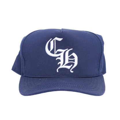 CHROME HEARTS NAVY LOGO HAT