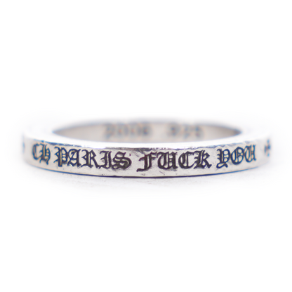 CHROME HEARTS PARIS FUCK YOU SPACER RING