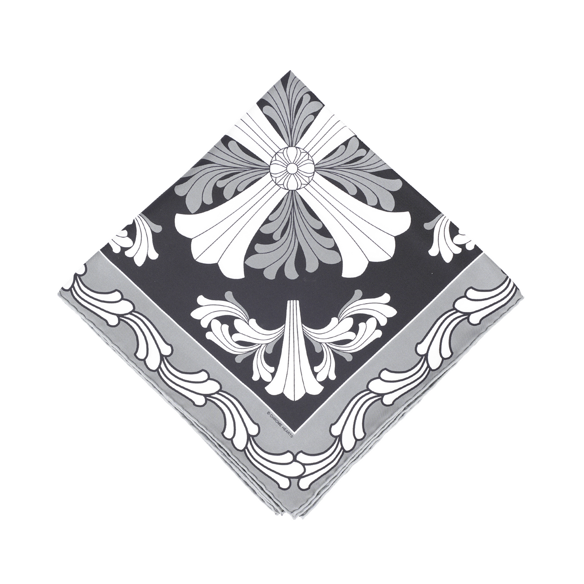 CHROME HEARTS SILK PLUS LOGO SCARF