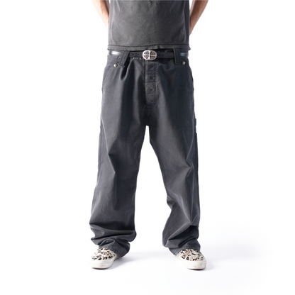 CHROME HEARTS HERRINGBONE CARPENTER PANTS