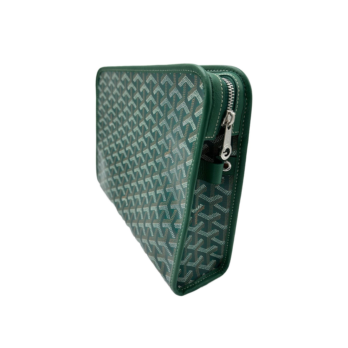 GOYARD JOUVENCE GM GREEN BAG POUCH TOILETRY