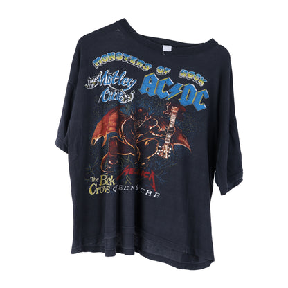 VINTAGE MOTLEY CRUE AC/DC Monsters of Rock 1997 Tour T-Shirt