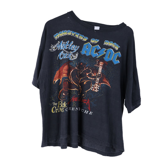 VINTAGE MOTLEY CRUE AC/DC Monsters of Rock 1997 Tour T-Shirt