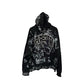 BALENCIAGA SKATER ZIP HOODIE BLACK