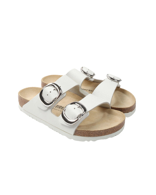 CHROME HEARTS ARIZONA BIRKENSTOCK GUNSLINGER BUCKLE WHITE