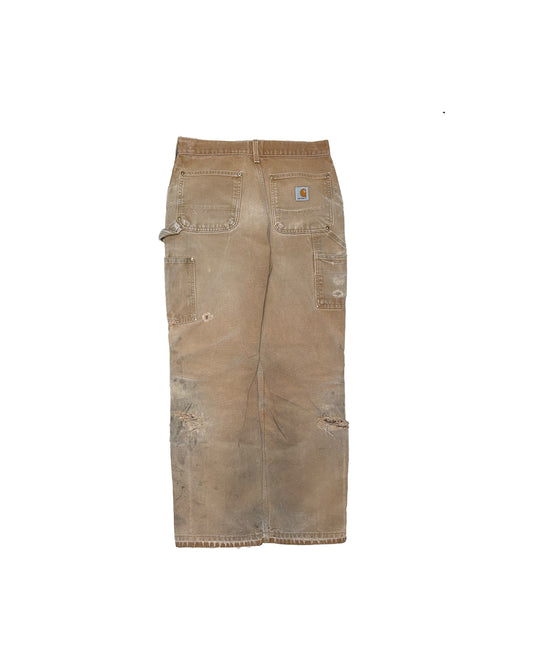 STARCHIVE LOGO CARHARTT CARPENTER PANTS FADED TAN