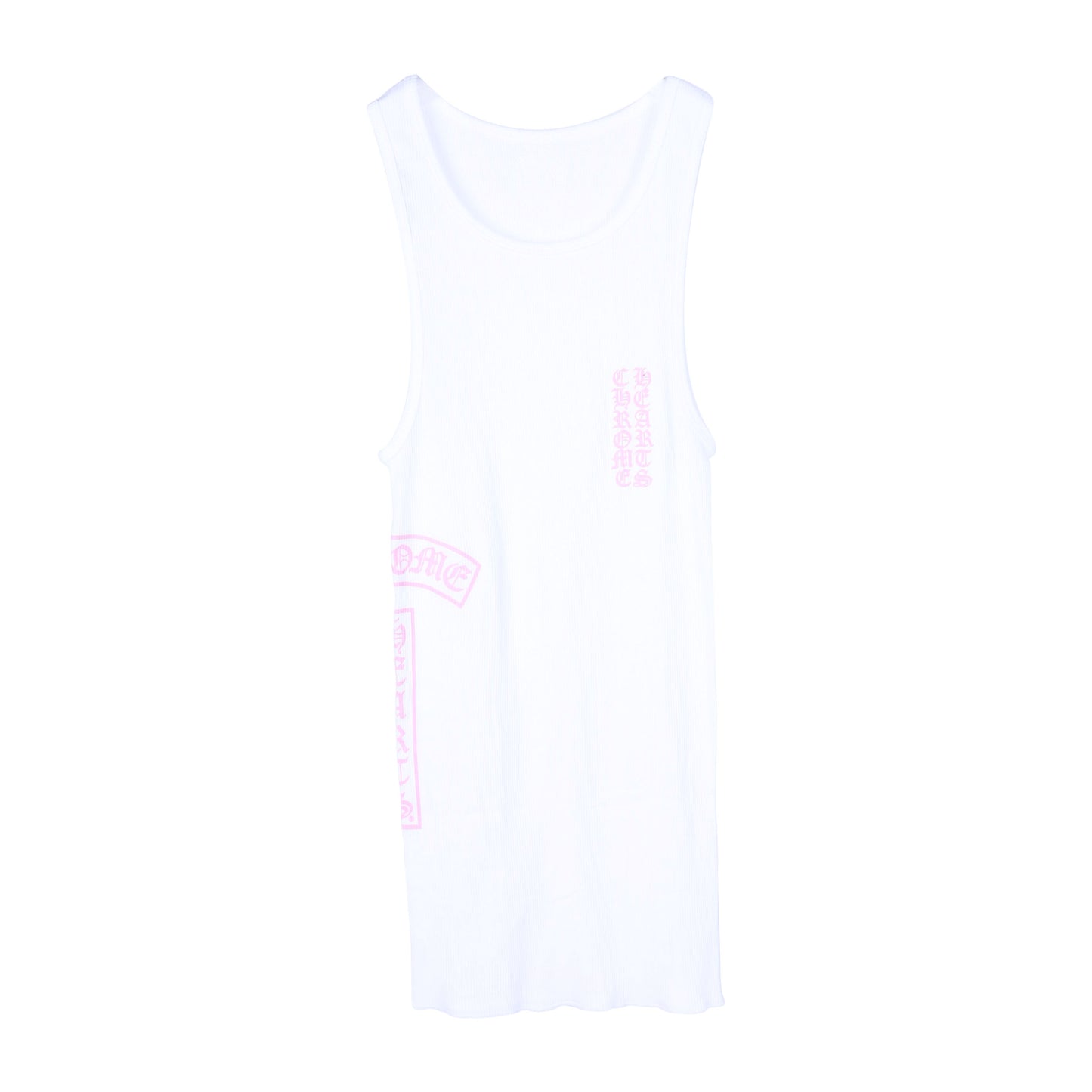 PINK/WHITE TBAR LOGO TANK TOP