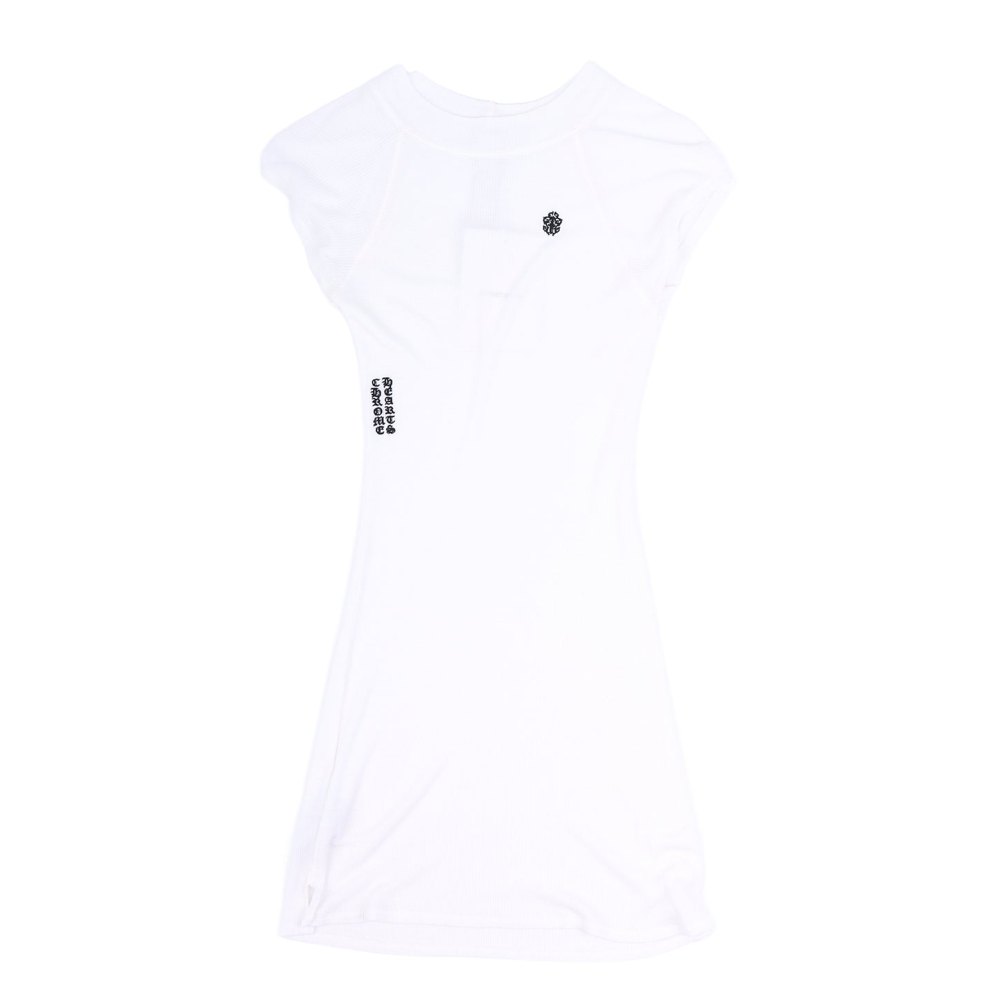 Chrome Hearts Womans White SCRIPT Mock Neck
