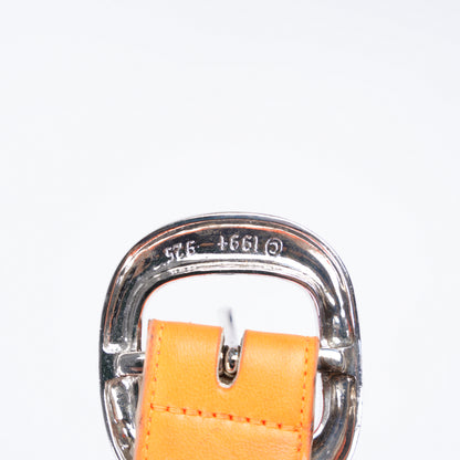 CHROME HEARTS ORANGE GUNSLINGER BELT