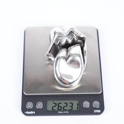 CHROME HEARTS ROLLING STONES BELT BUCKLE