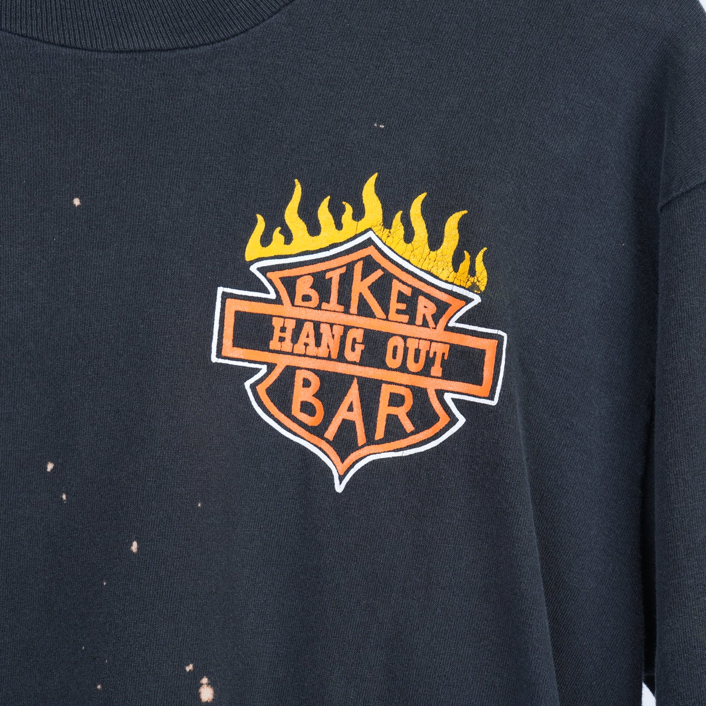 VINTAGE THRASHED THE HANG OUT SALOON LONG SLEEVE