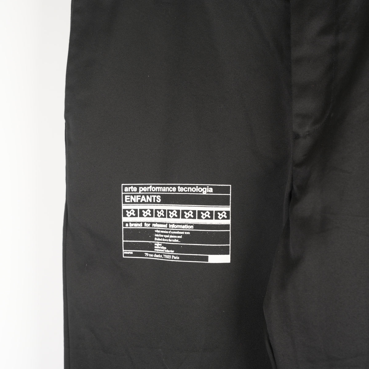 ENFANTS RICHES DÉPRIMÉS ERD COLLAGE CHINO PANTS
