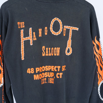 VINTAGE THRASHED THE HANG OUT SALOON LONG SLEEVE
