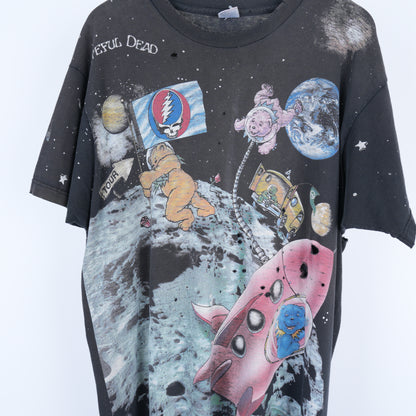 VINTAGE 1995 GRATEFUL DEAD STANDING ON THE MOON SHIRT