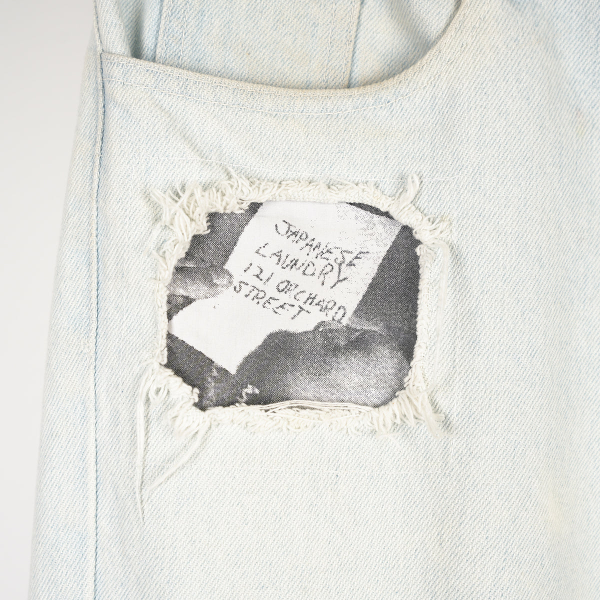 ENFANTS RICHES DÉPRIMÉS ERD LIGHT WASH PATCHWORK DENIM