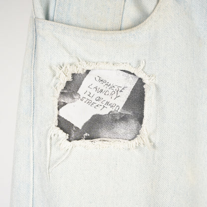 ENFANTS RICHES DÉPRIMÉS ERD LIGHT WASH PATCHWORK DENIM
