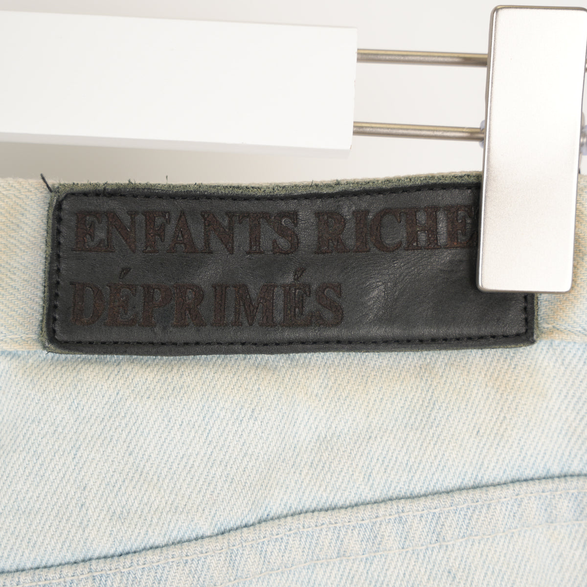ENFANTS RICHES DÉPRIMÉS ERD LIGHT WASH PATCHWORK DENIM