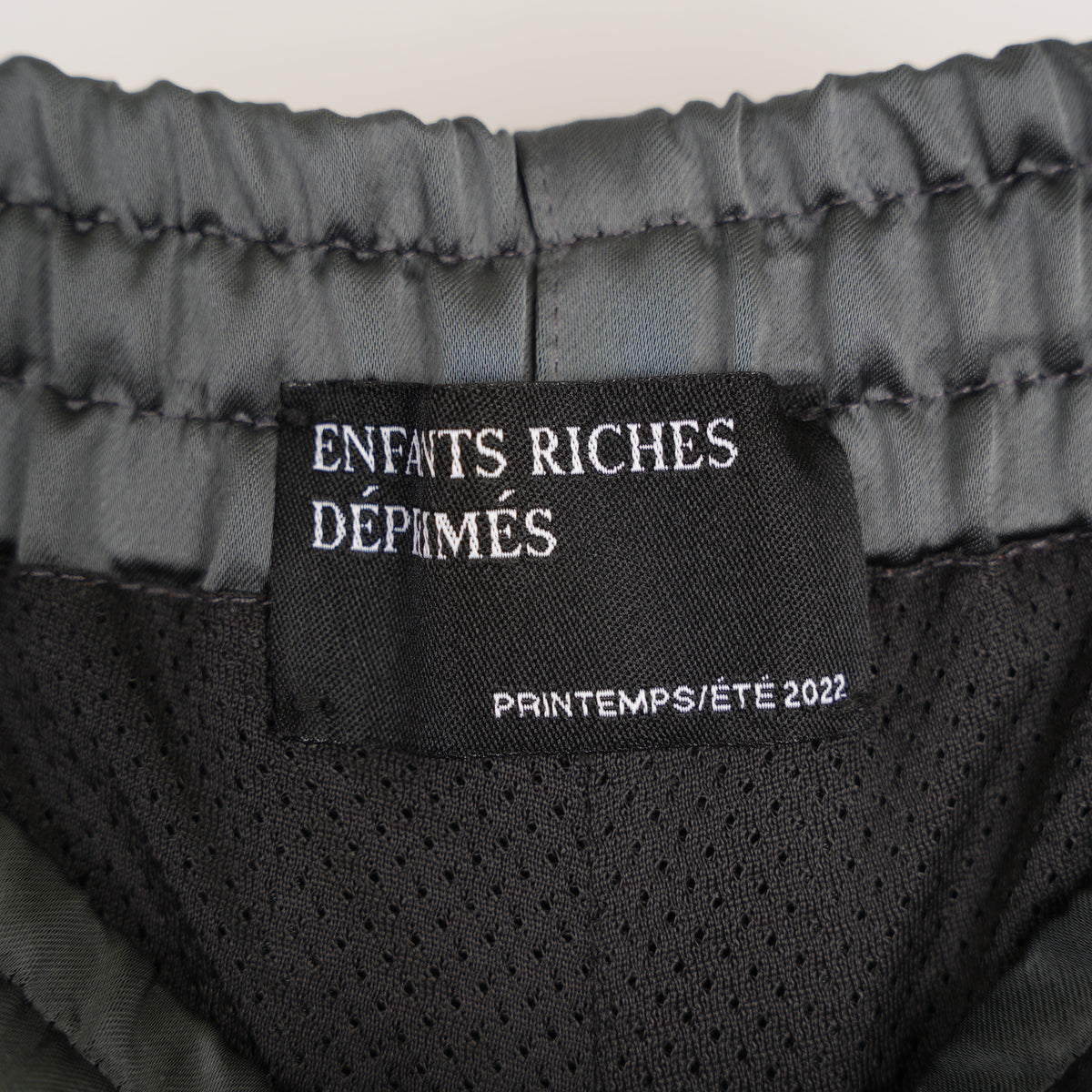 ENFANTS RICHES DÉPRIMÉS ERD PANELED BLACK AND BLUE TRACK PANTS