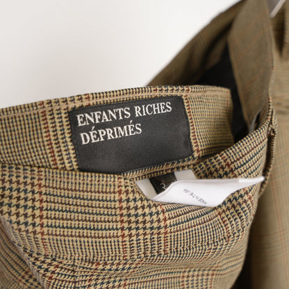 ENFANTS RICHES DÉPRIMÉS ERD CHECK CONTRAST PATCH PANTS