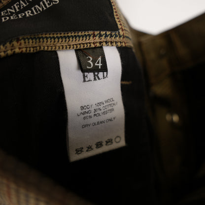 ENFANTS RICHES DÉPRIMÉS ERD CHECK CONTRAST PATCH PANTS