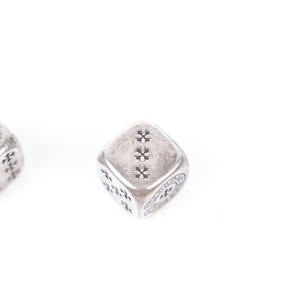 CHROME HEARTS .925 STERLING SILVER DELILIAH DICE